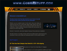 Tablet Screenshot of cobrastuff.com